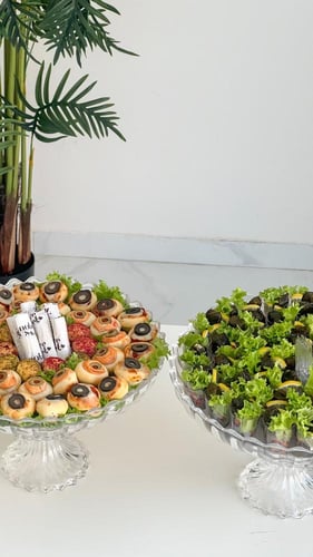 بكج ٢ صواني الكريستال مالح