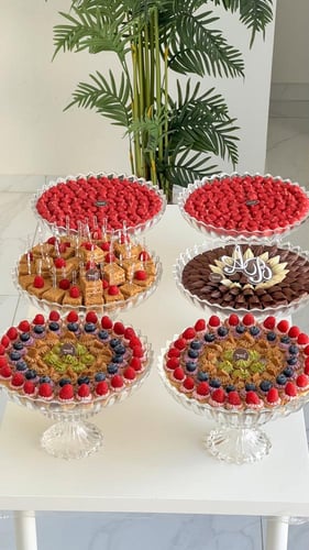 بكج ٦ صواني الكريستال حالي