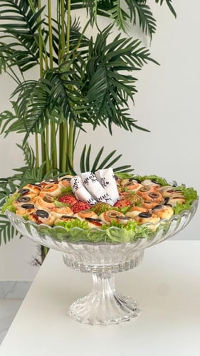 بكج ٢ صواني الكريستال مالح