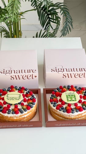 كيك فاكتوريا بشعار اليوم الوطني