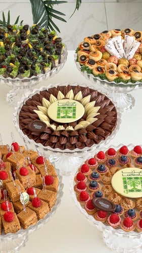 بكج ٥ صواني الكريستال