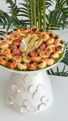 صينيه الورد معجنات