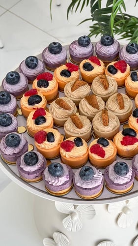 صينيه ميني تشيزكيك الفواكهه