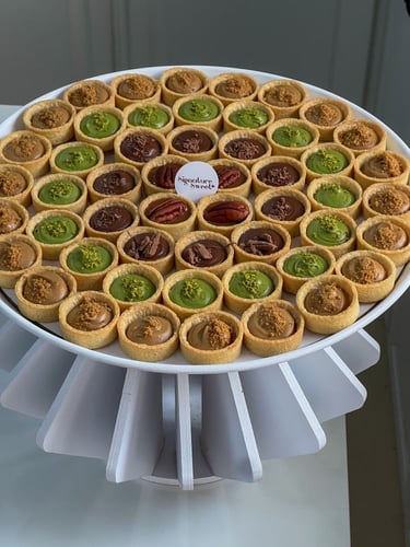 صينيه تارت حالي 50 قطعه