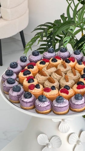 صينيه ميني تشيزكيك الفواكهه