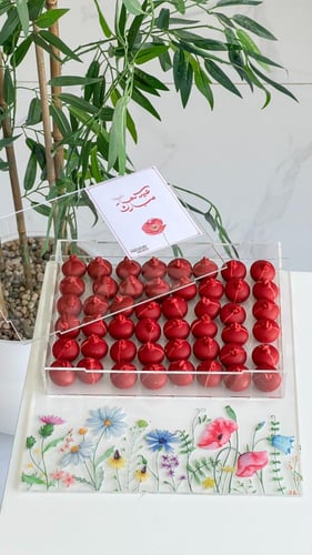 صينيه اكريلك شوكلت الرمان