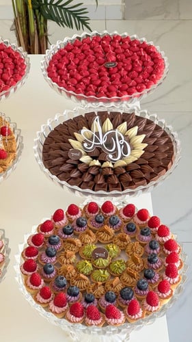 بكج ٦ صواني الكريستال حالي