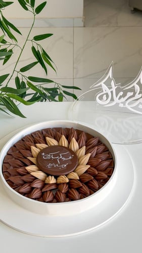 صينيه عيدكم مبارك شوكلت بلجيكي