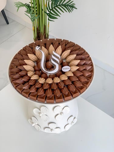 صينيه الورد شوكلت بلجيكي