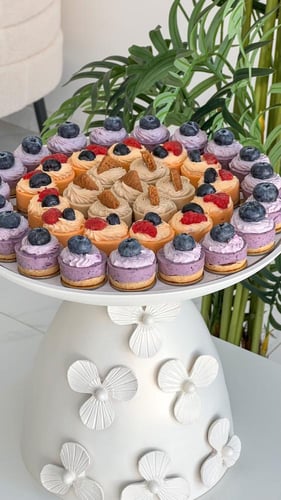 صينيه ميني تشيزكيك الفواكهه