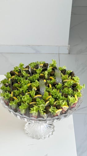 بكج ٢ صواني الكريستال مالح