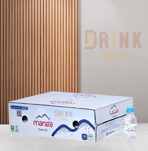 مياه منعا 200 مل * 48 حبه