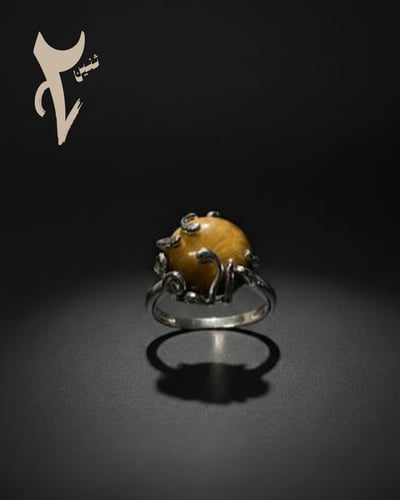 Tiger's eye stone ring