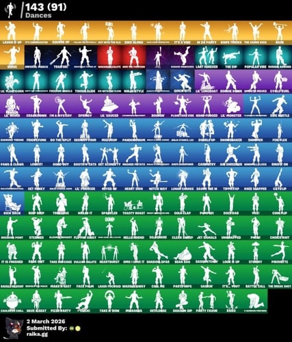 ايميل فيه حساب فورت نايت +185 سكن و اساسي و يربط س...