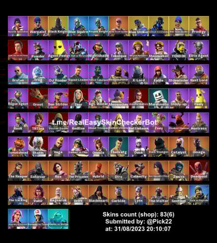 حساب فورت نايت سكن شيطون +83 سكن اساسي يربط سوني