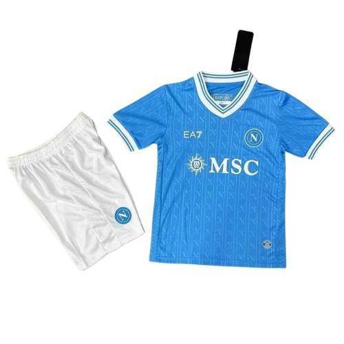 طقم نابولي الاساسي اطفال 2026 ازرق