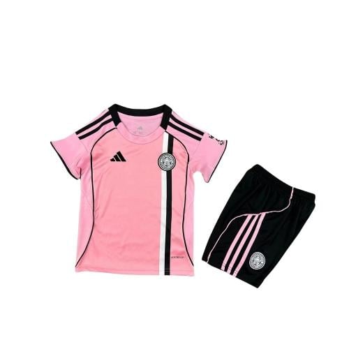 طقم ليستر سيتي اطفال 2026 وردي