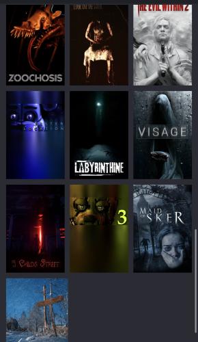 بكج العاب الرعب