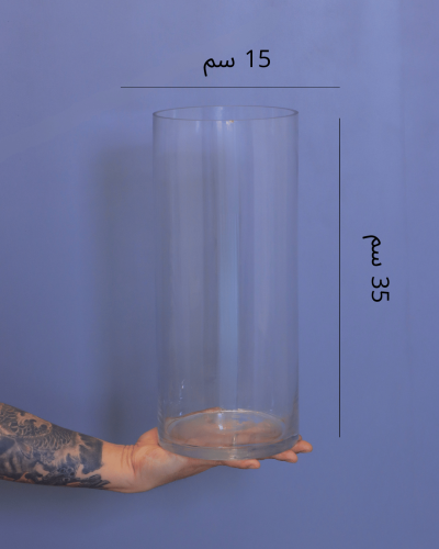 فازة شفافة 35*15-P5