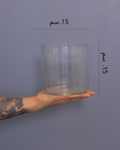 فازة شفافة15*15-P2