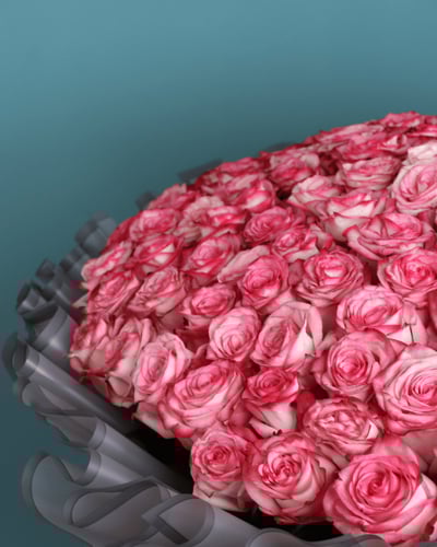 بوكيه الفخامة 200 وردة جوري