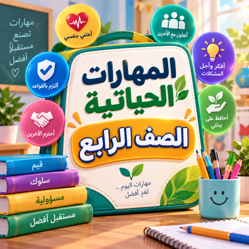 بكج المهارات الحياتية الصف الرابع