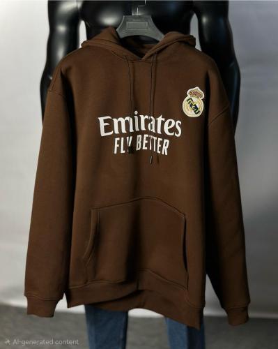 بلوفر ريال مدريد لون بني