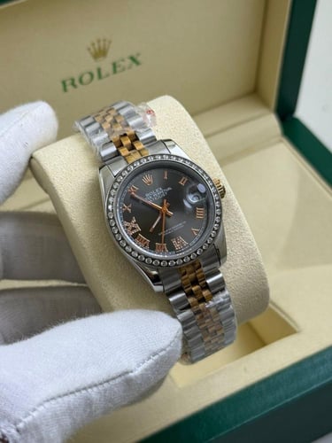 ساعه ولكس نسائية مكينة اتوماتيك