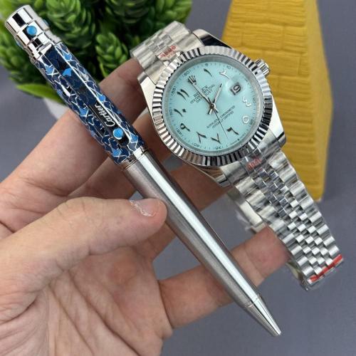 طقم رولكس وقلم كارتير الجديد