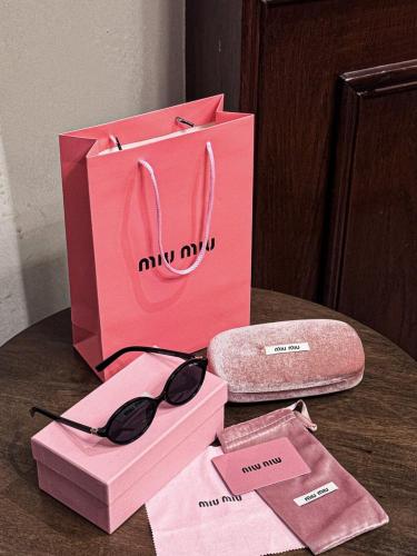 Miu Miu glasses, black lens