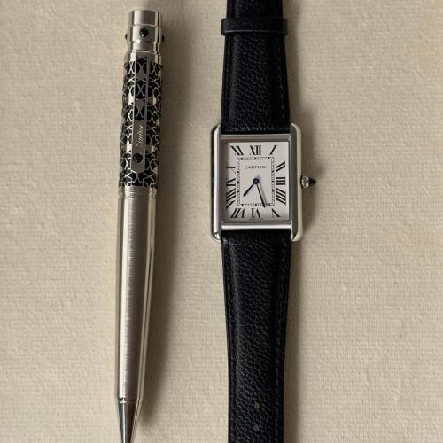 طقم ساعة كارتير+ قلم كارتير