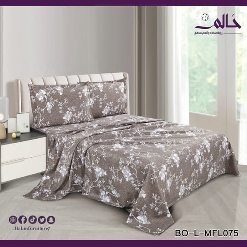 شرشف نفر عريض – 3 قطع – راحة وأناقة بنعومة مثالية