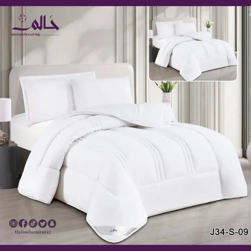 مفرش ساده مفرد – ٤ قطع بوجهين