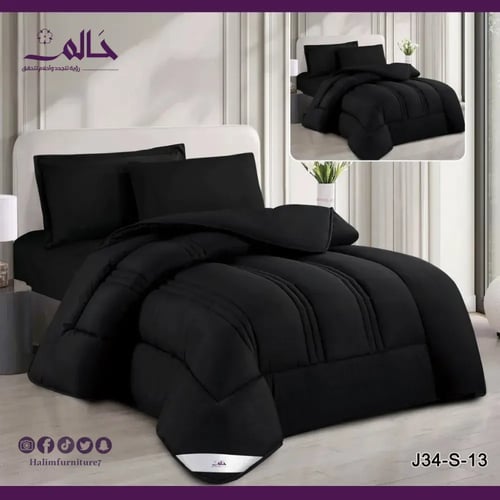 مفرش ساده مفرد – ٤ قطع بوجهين