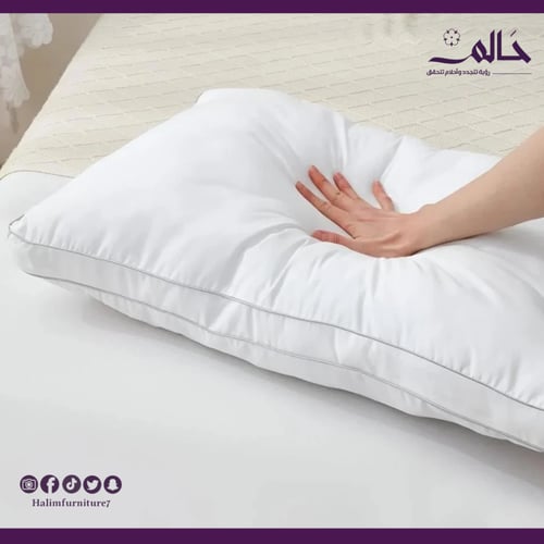 مخدة فندقية فاخرة قطن 100%