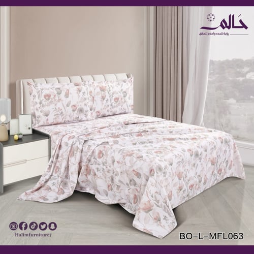 شرشف نفر عريض – 3 قطع – راحة وأناقة بنعومة مثالية