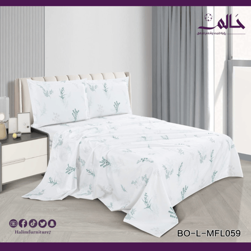 شرشف نفر عريض – 3 قطع – راحة وأناقة بنعومة مثالية