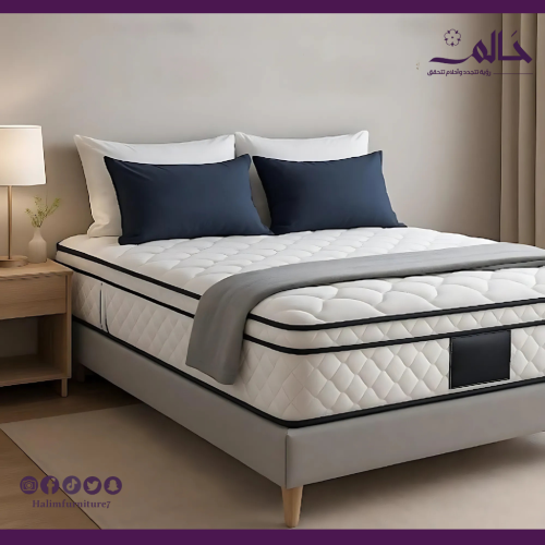 مرتبة طبية نفرين 200×180 سم – اسفنج خالص بطبقة لبا...