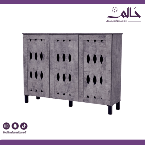 دولاب جَزَّامَة برفوف خشبية – تصميم عصري متوفر بثل...