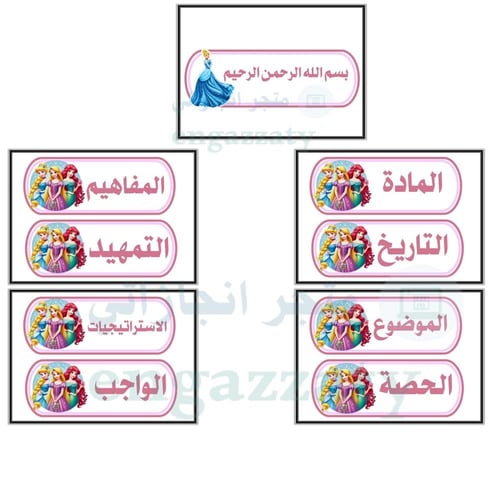 تنسيق الفصول ثيم ( الأميرات )