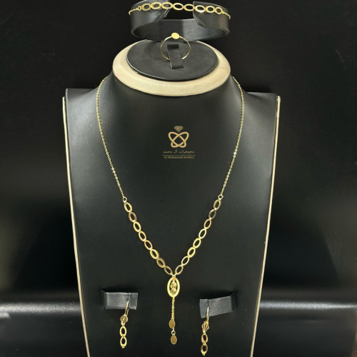 طقم ذهب عيار 21