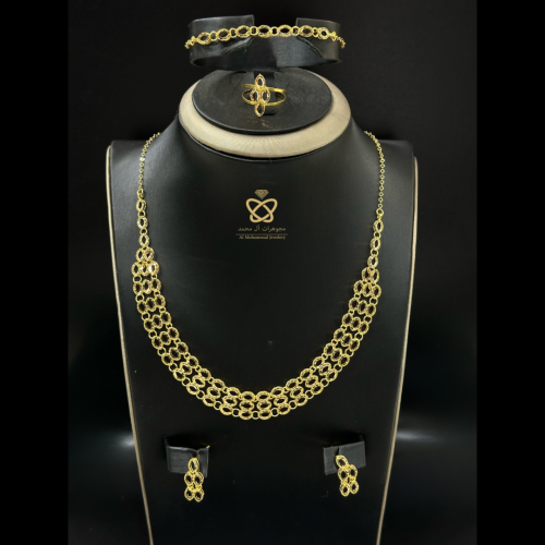 طقم ذهب طوق عيار 21