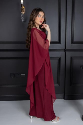 فستان أمسية القرمز