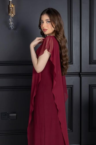 فستان أمسية القرمز