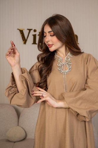 جلابية ريناد ( ينصميم فستان)