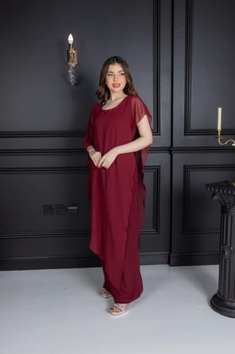 فستان أمسية القرمز