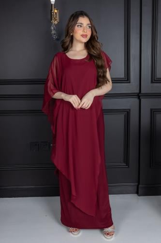 فستان أمسية القرمز
