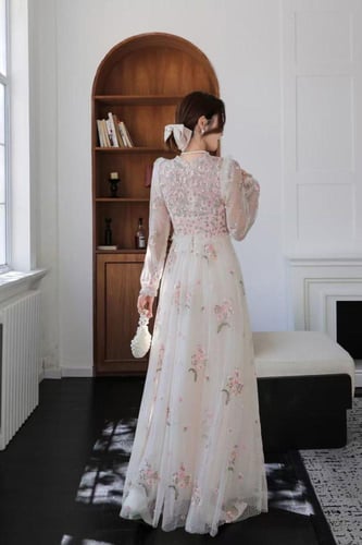 فستان همسات الورد