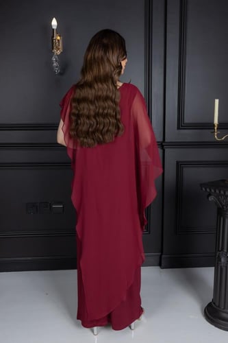 فستان أمسية القرمز