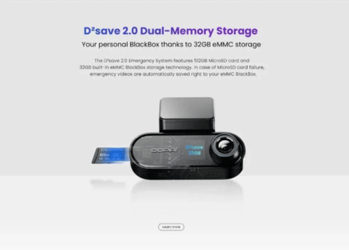 داش كام DDPAI N5 DUAL - 4K أمامية + خلفية